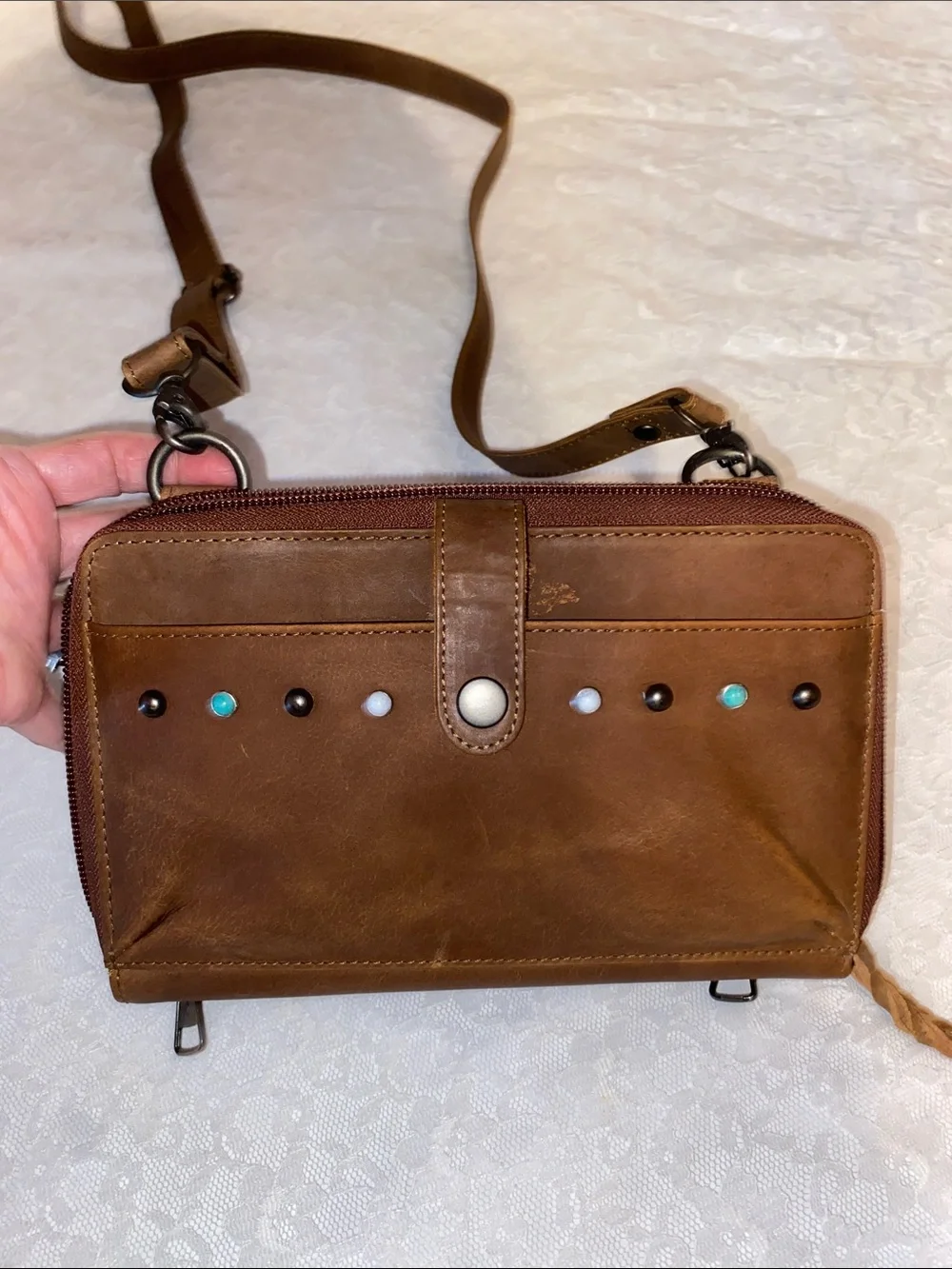 Concealed Carry Millie Leather Crossbody